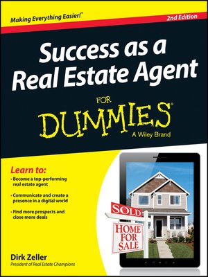 cover image of Success as a Real Estate Agent For Dummies